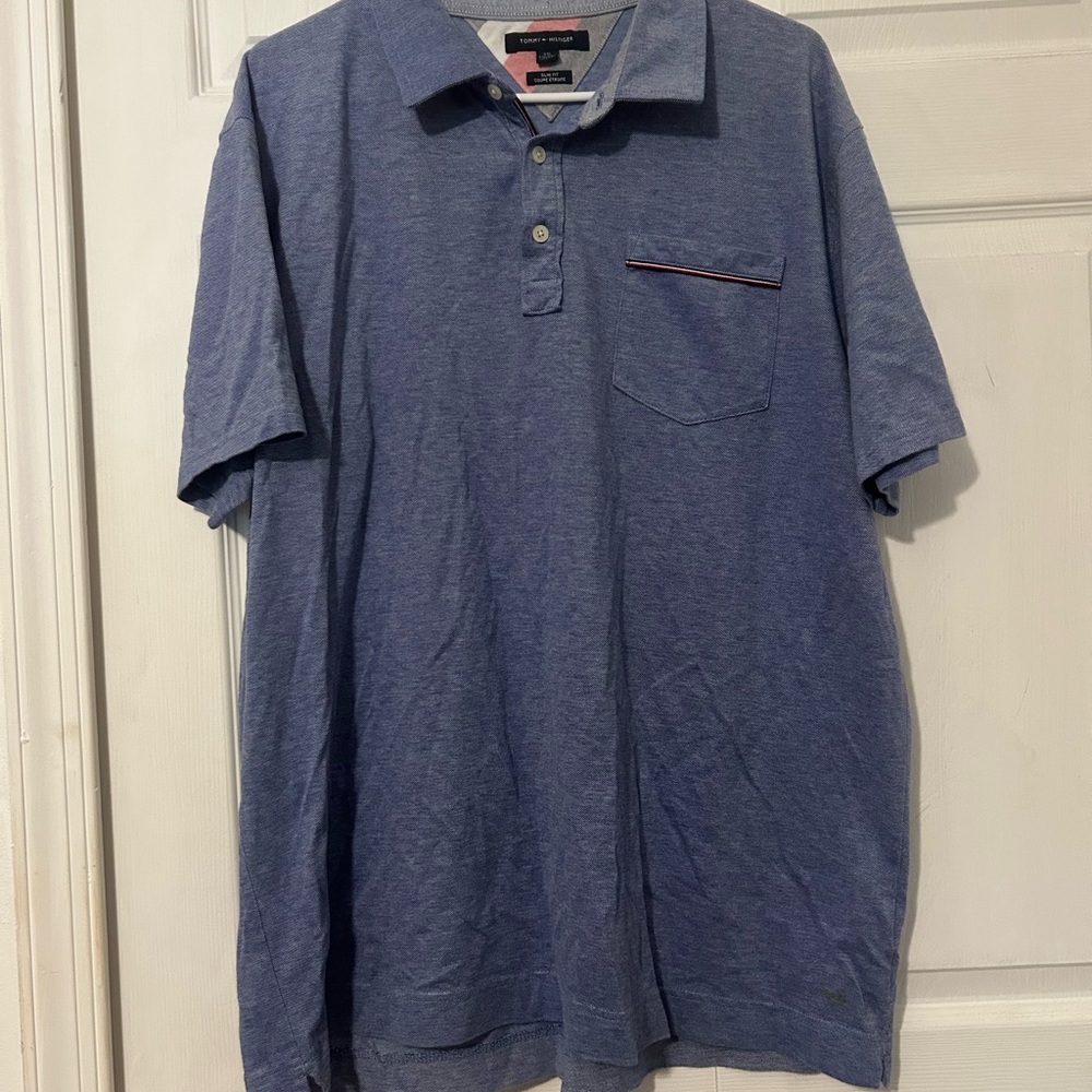 Tommy Hilfiger Men's Classic Navy Polo (You get 2)